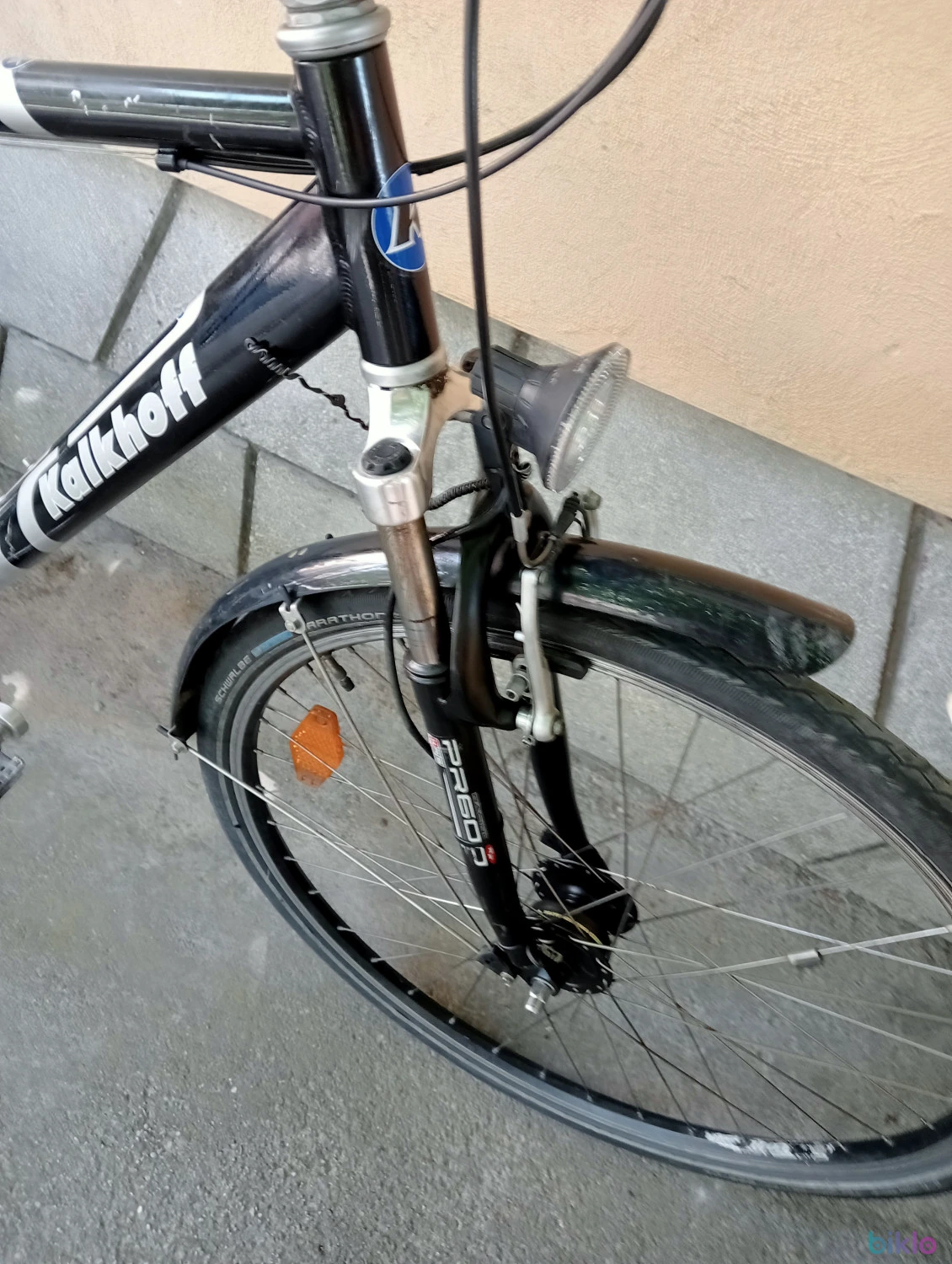 8. Bicicleta oras alu Gudereit Germania 24 V Shimano Deore dinam Shimano in butuc Suspensie furca fata si tija de sa