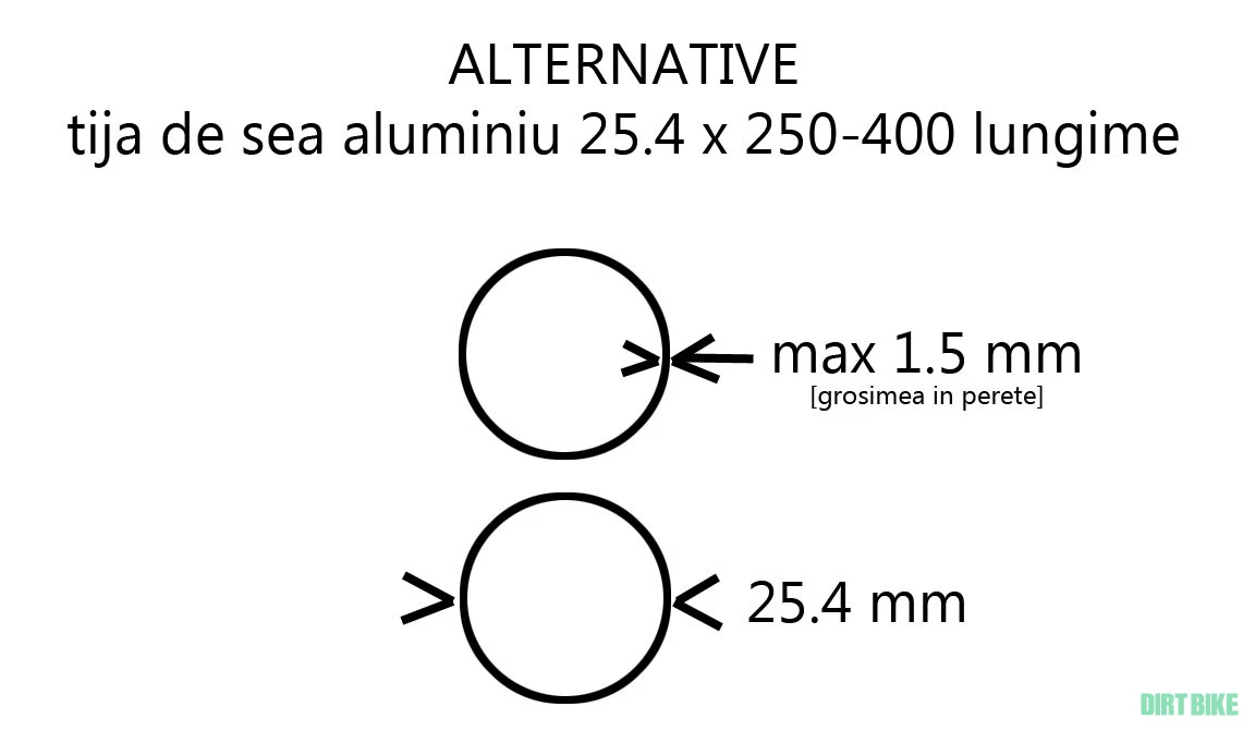 4. Cumpar tija de sea Promax SP 746 pe 25.4 mm sau alternative