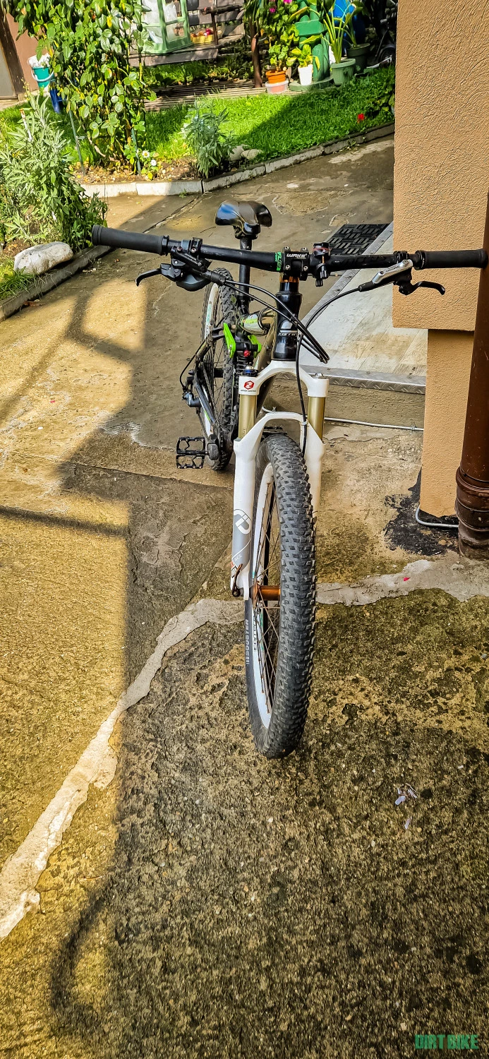 5. Bicicleta copii full suspension 24" custom build