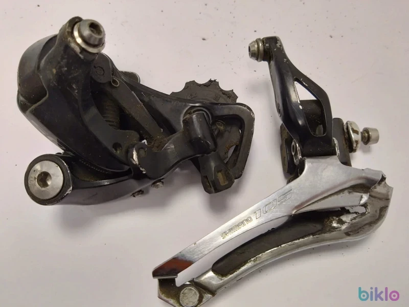 1. Deraior schimbator fata spate Derailleur Shimano 105 5800 front and rear