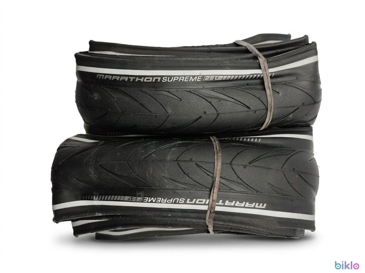 1. Pereche cauciucuri pliabile Schwalbe Performance Marathon Supreme 28"x1.60 (700 x 40C) Reflex noi