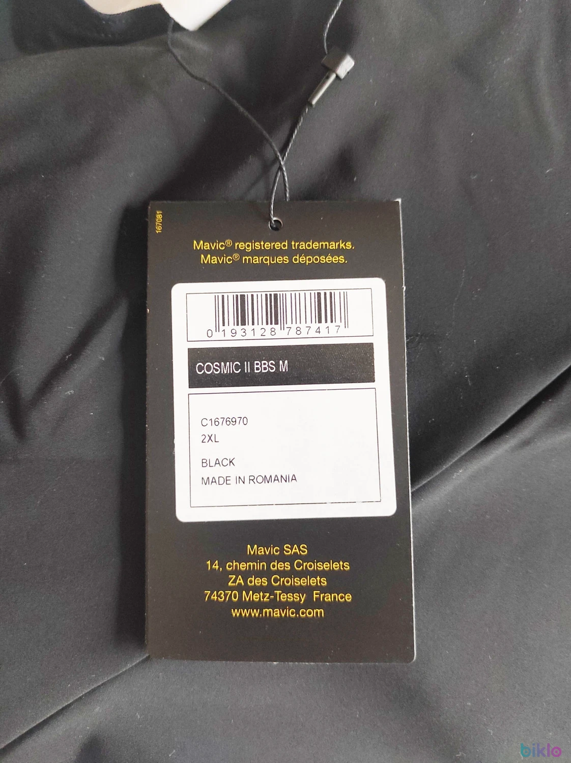 15. Pantaloni scurti Bib Mavic Cosmic II marimea XXL, noi
