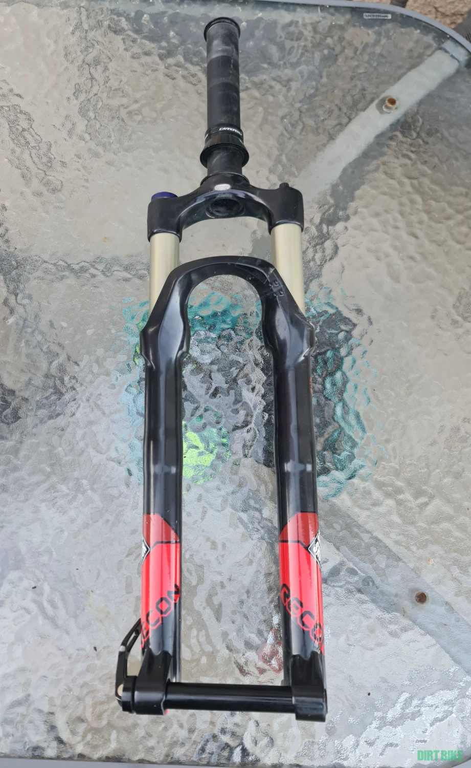 1. RockShox RECON gold tk 29" bust 20
