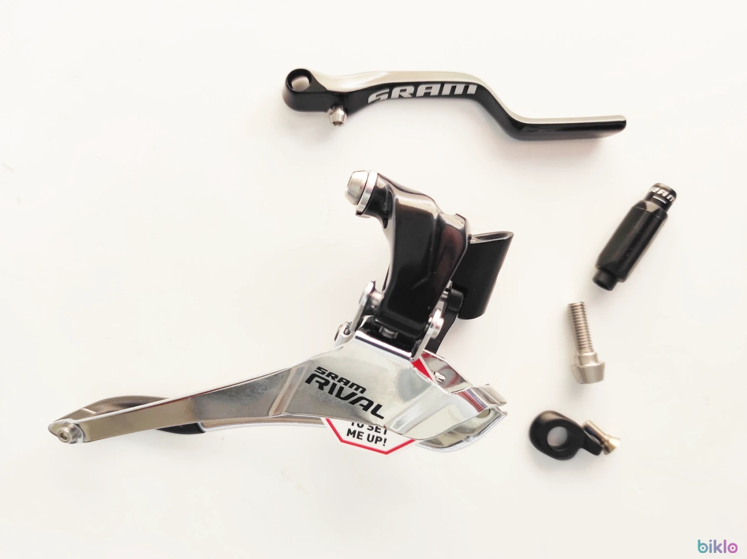 2. Schimbator foi SRAM Rival 22 YAW cu Chain Spotter 2x11v. prindere Braze-on, nou