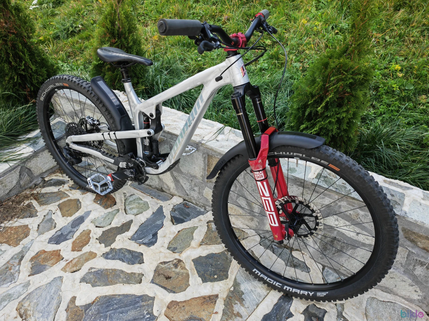 1. Propain Spindrift 5 AL Mix 29/27.5 enduro DH freeride marime M 180mm fata/spate
