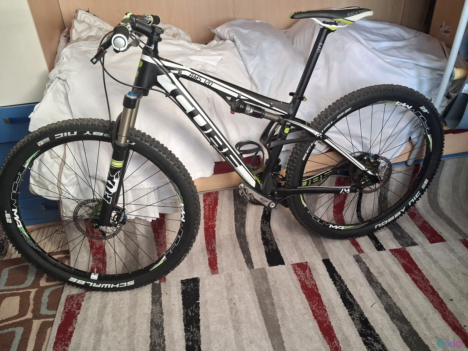 1. Stránka > Sport > Horské bicykle > Inzerát č. 194382118 Predám Cube AMS 120 Pro 29" – XTR, FOX, Formula R1