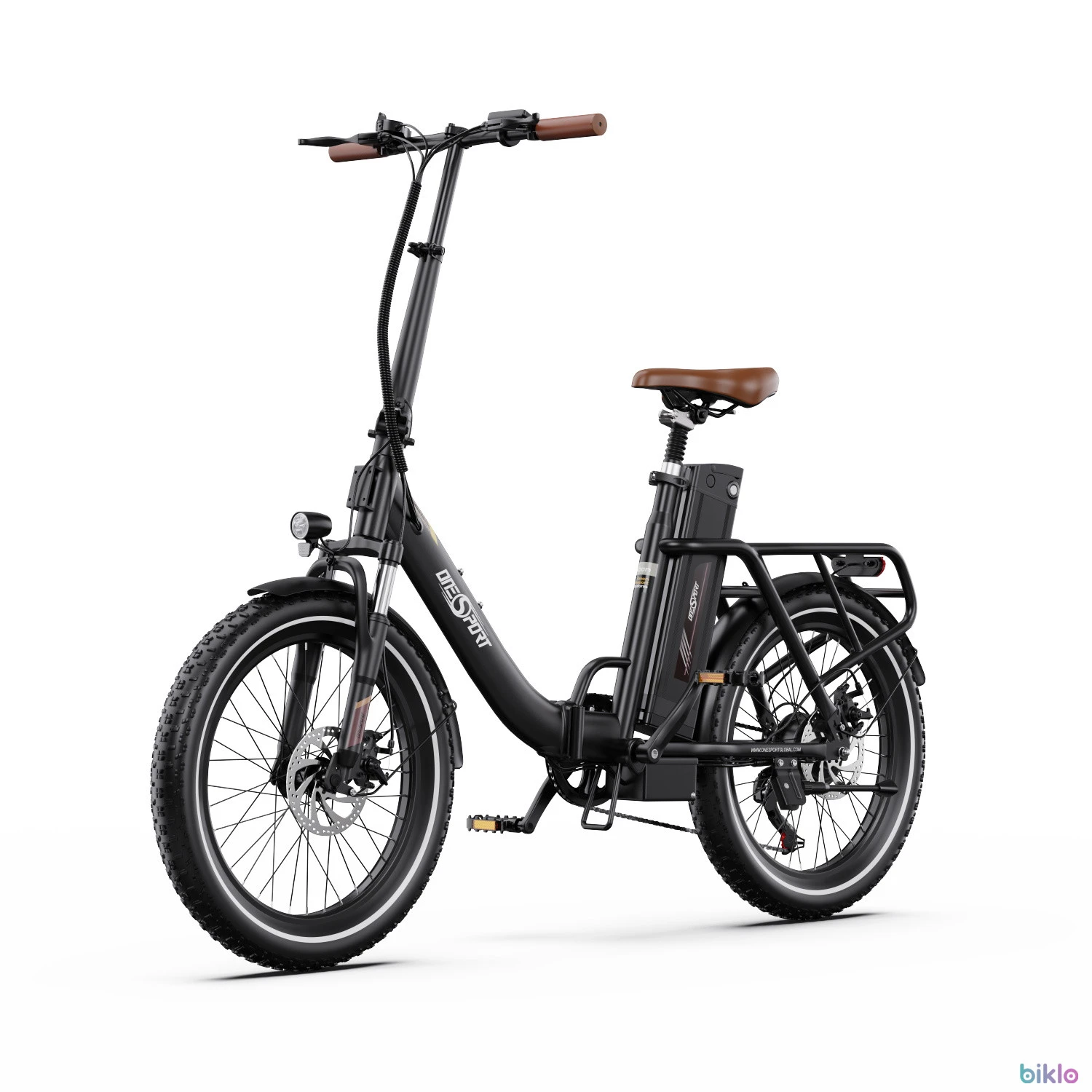 1. ONESPORT OT16-2 Electric Bicycle Adult 250W Motor 48V 17AH Battery 20" Tire E-bike