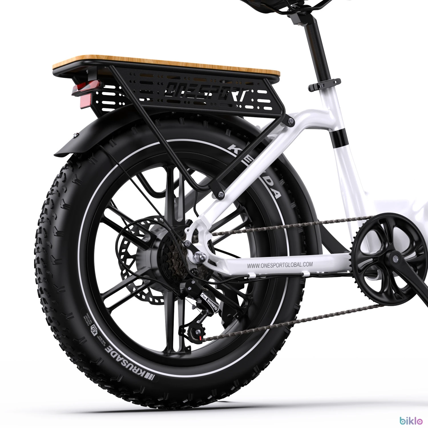 8. ONESPORT OT08 Electric Bike For Adults 500W Motor 48V 18Ah Battery 20 inch All-Terrain Fat Tires Electric Bicycle