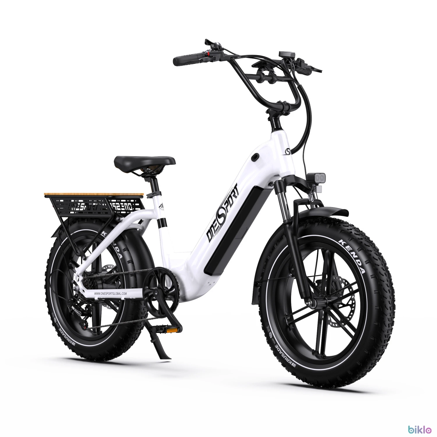 2. ONESPORT OT08 Electric Bike For Adults 500W Motor 48V 18Ah Battery 20 inch All-Terrain Fat Tires Electric Bicycle