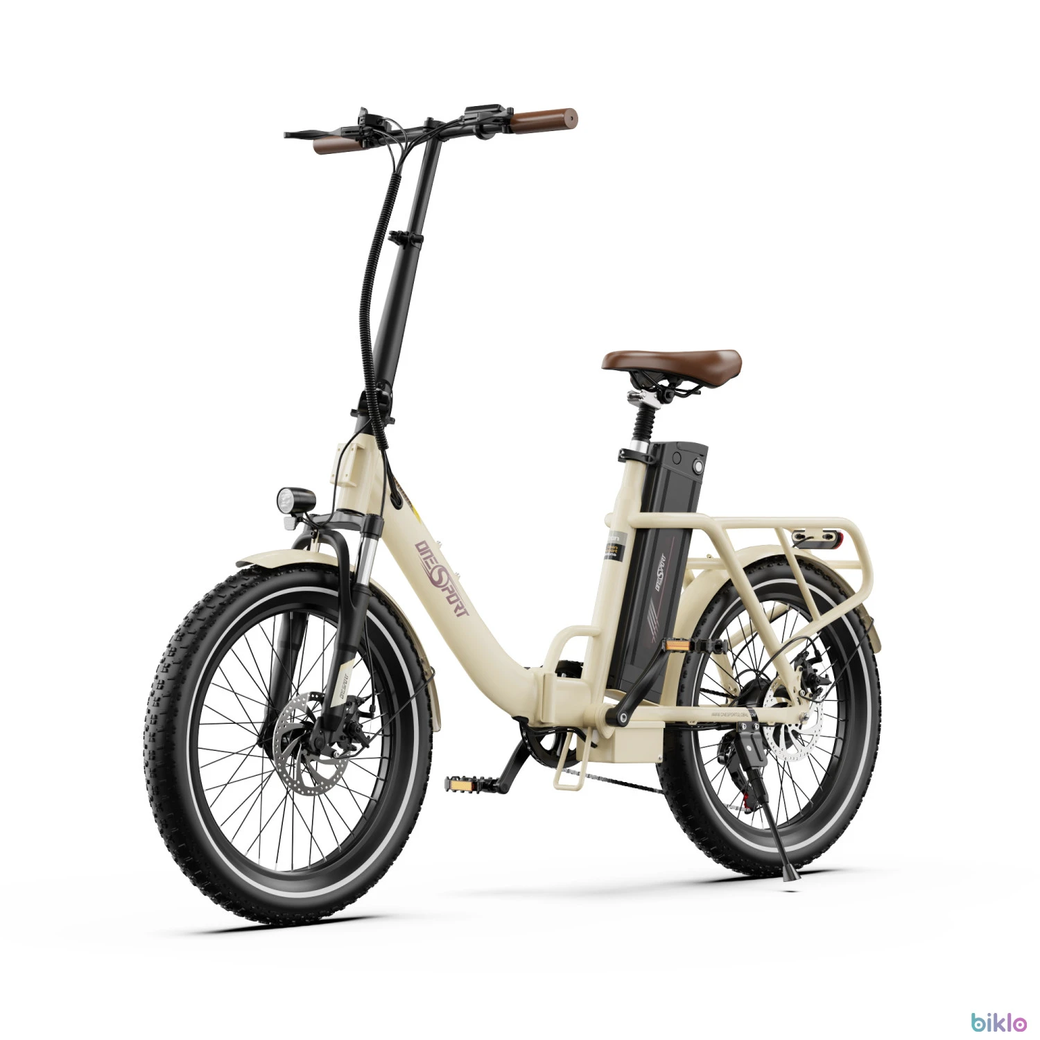 1. ONESPORT OT16-2 Electric Bicycle Adult 250W Motor 48V 17AH Battery 20" Tire E-bike