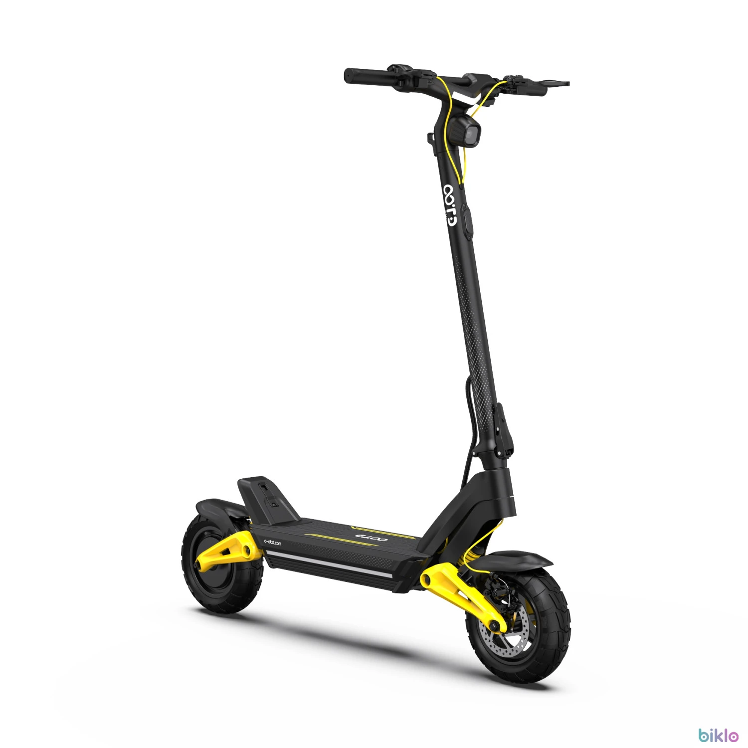 2. OOTD S10 Electric Scooter 1400W Motor, 48V 20AH Battery, IPX4 Waterproof and Foldable Design