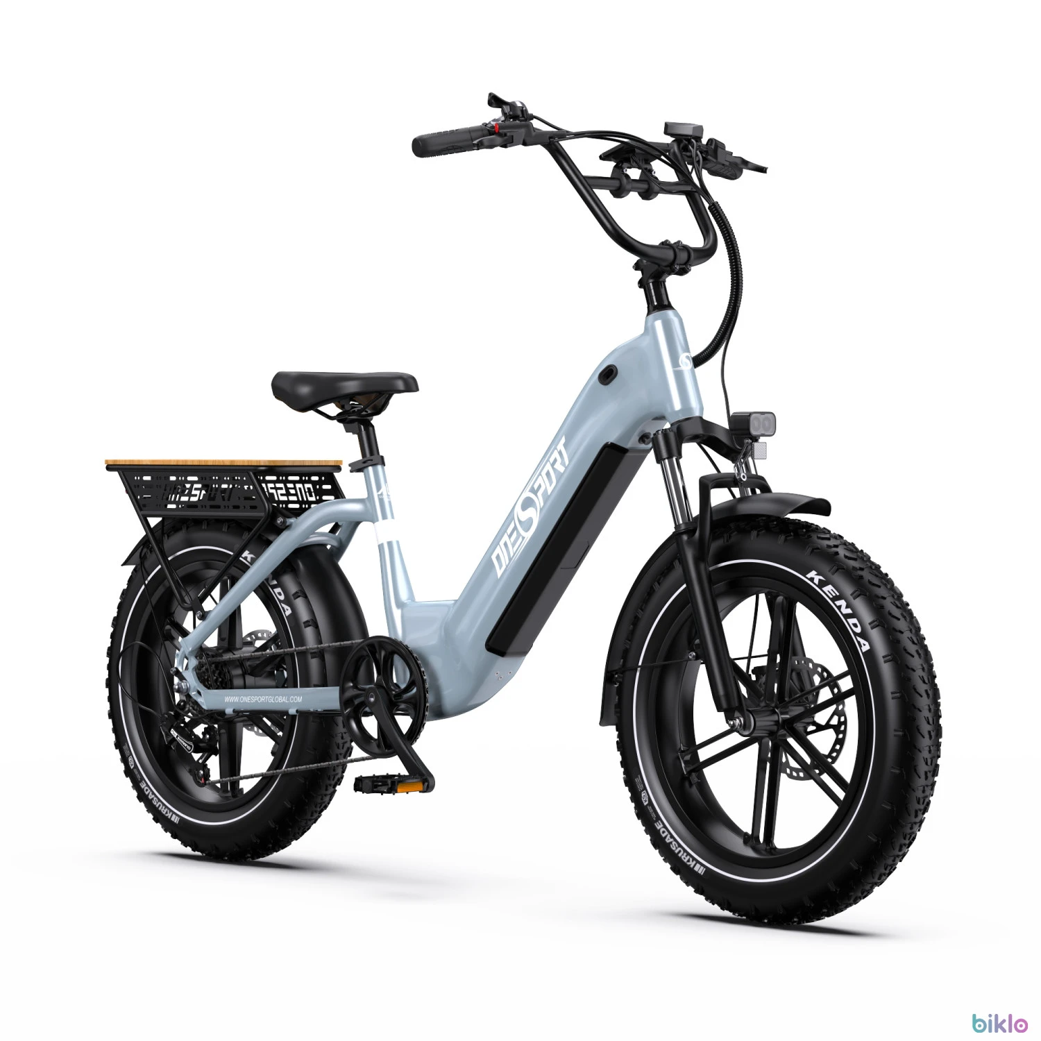 2. ONESPORT OT08 Electric Bike For Adults 500W Motor 48V 18Ah Battery 20 inch All-Terrain Fat Tires Electric Bicycle
