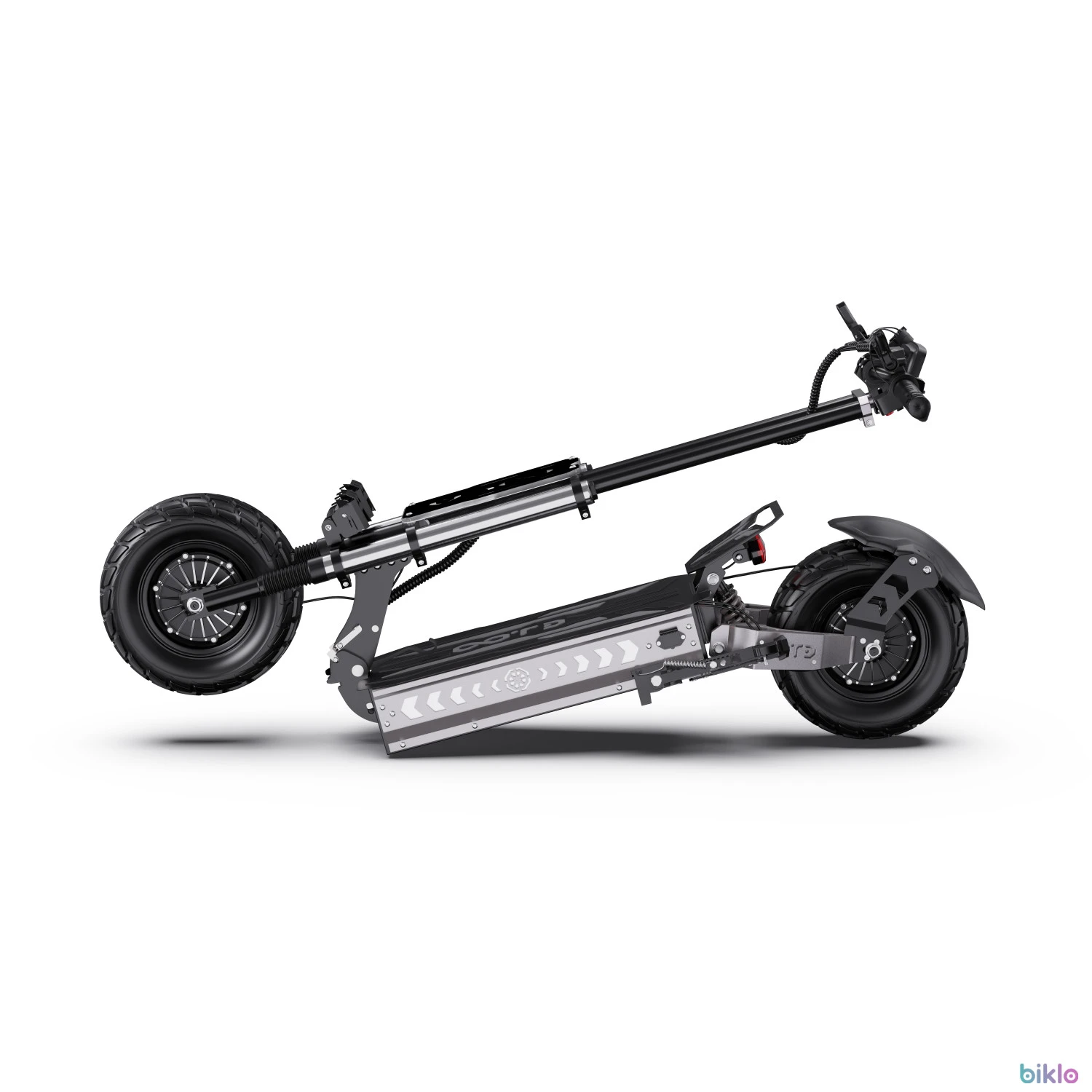 7. OOTD T90 Folding Electric Scooter, Dual 2100W Motor, 60V 31.2AH, 100KM Range, 13" Off-Road Tire