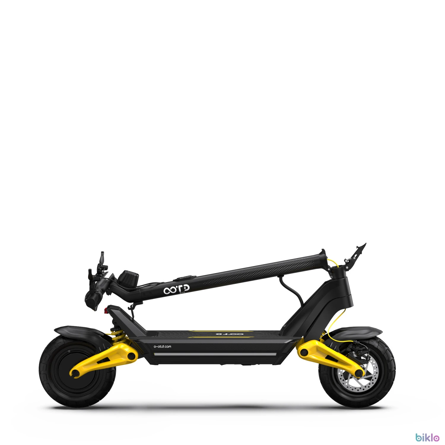 7. OOTD S10 Electric Scooter 1400W Motor, 48V 20AH Battery, IPX4 Waterproof and Foldable Design