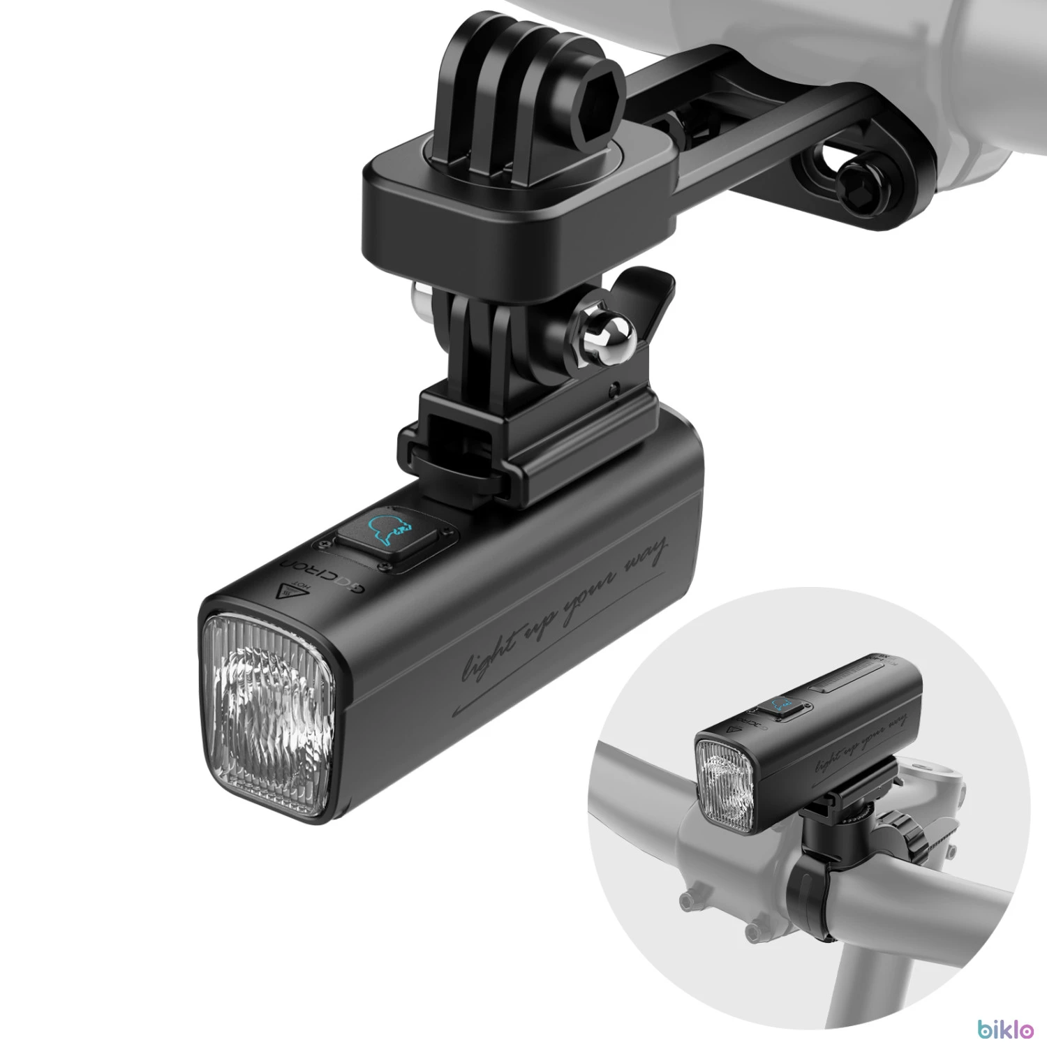 6. KIWI-400 Anti-Glare Bike Front Light
