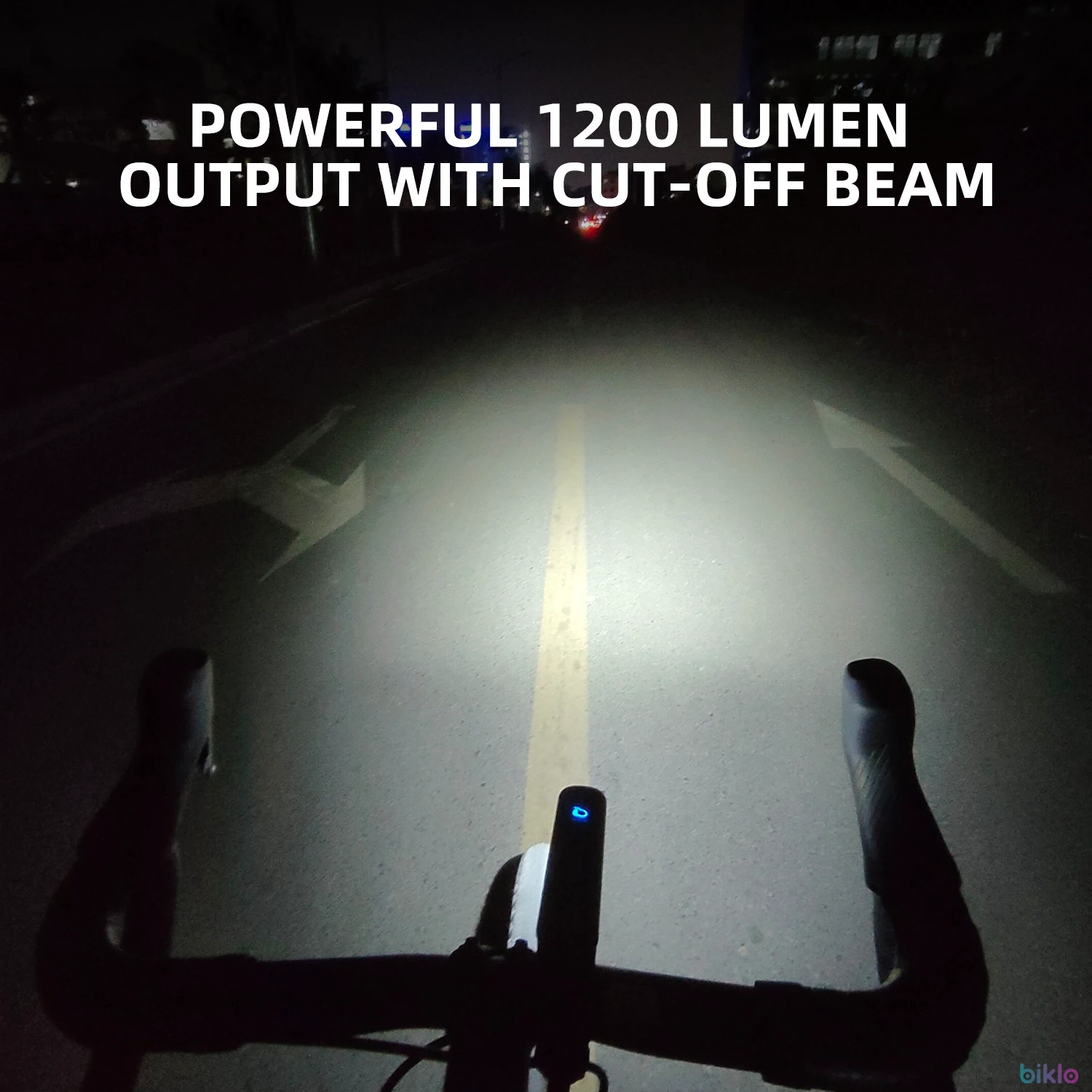 2. KIWI-1200 Anti-Glare Bike Front Light