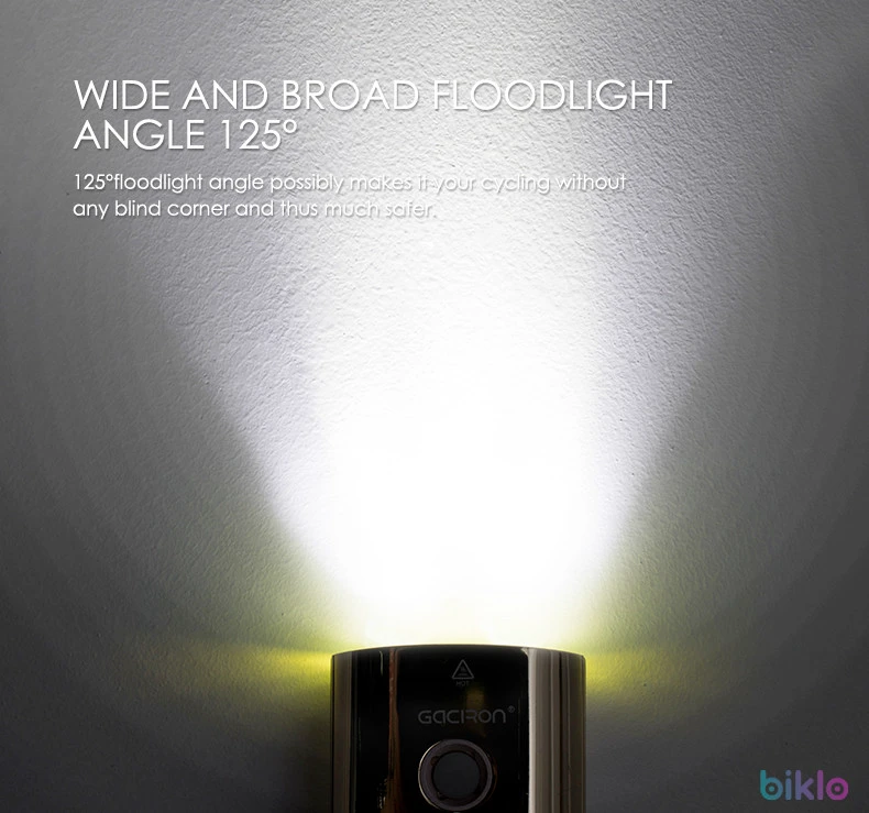 3. Gaciron V9D-1800 Gold Professional Bicycle Headlight