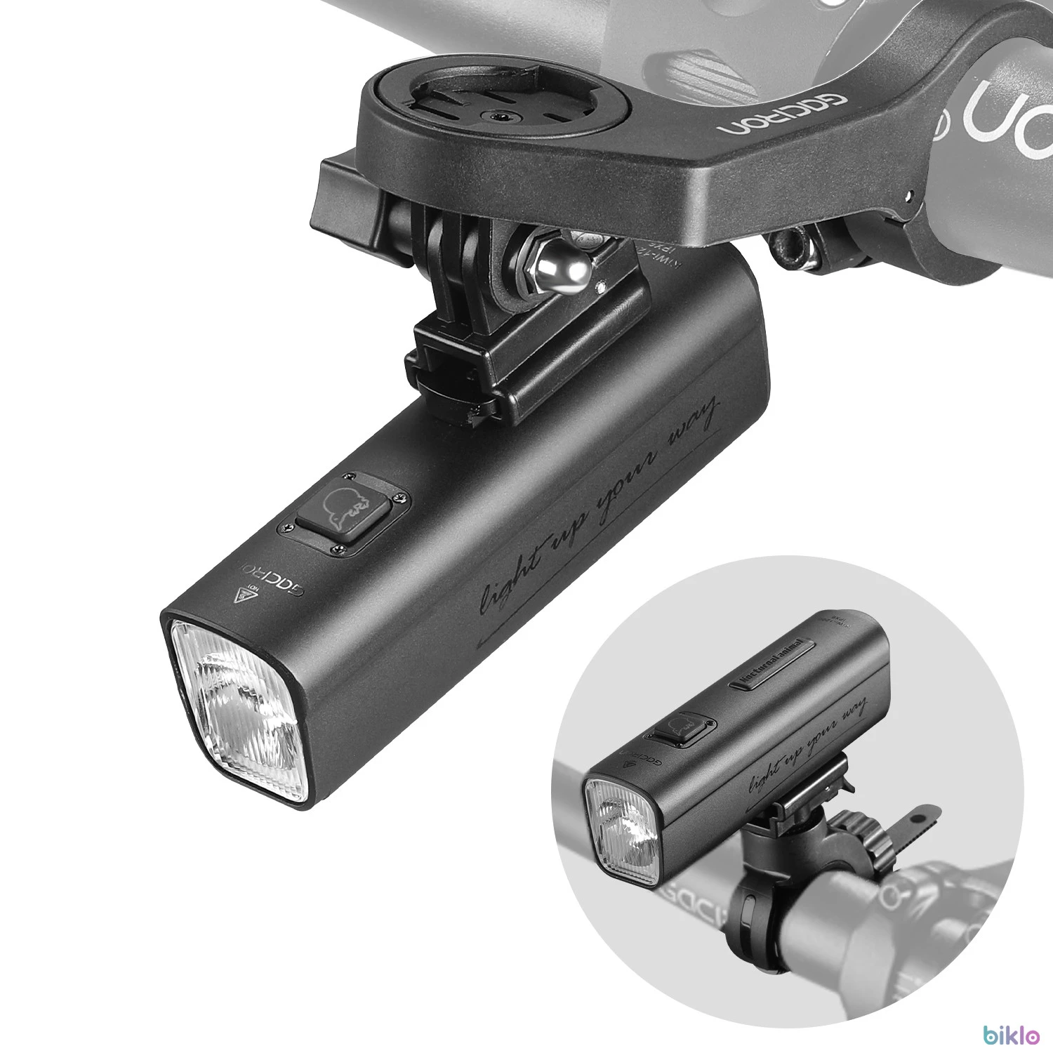 1. KIWI-1200 Anti-Glare Bike Front Light