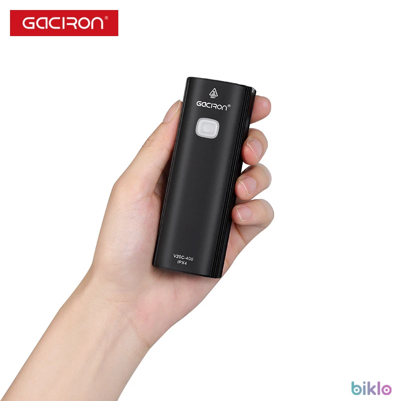 7. GACIRON V20C-400 Bike Light