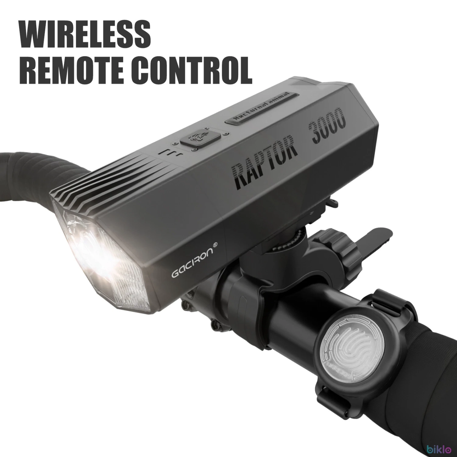 4. Gaciron RAPTOR-3000 Ultra High Lumen Bike Front Light