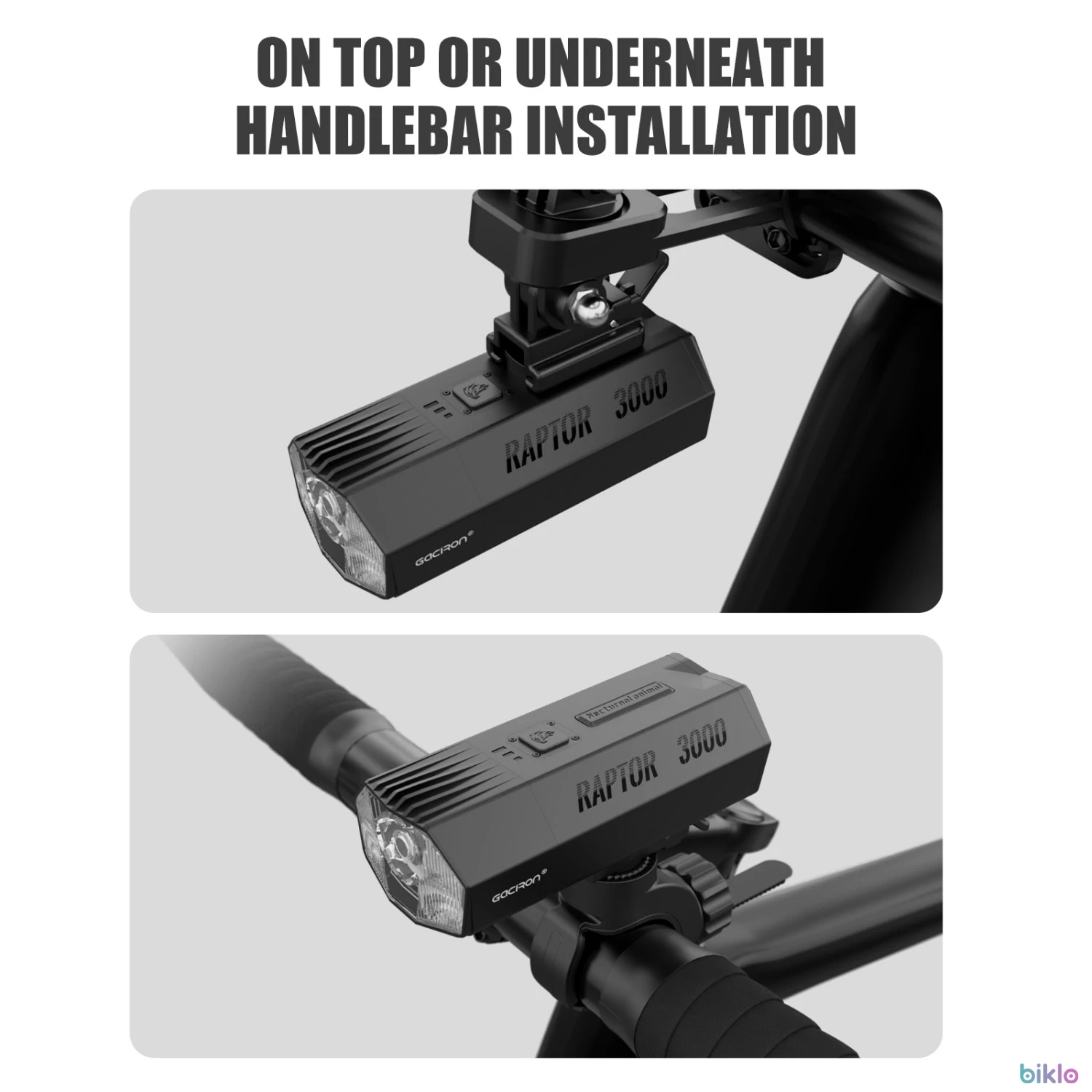 7. Gaciron RAPTOR-3000 Ultra High Lumen Bike Front Light