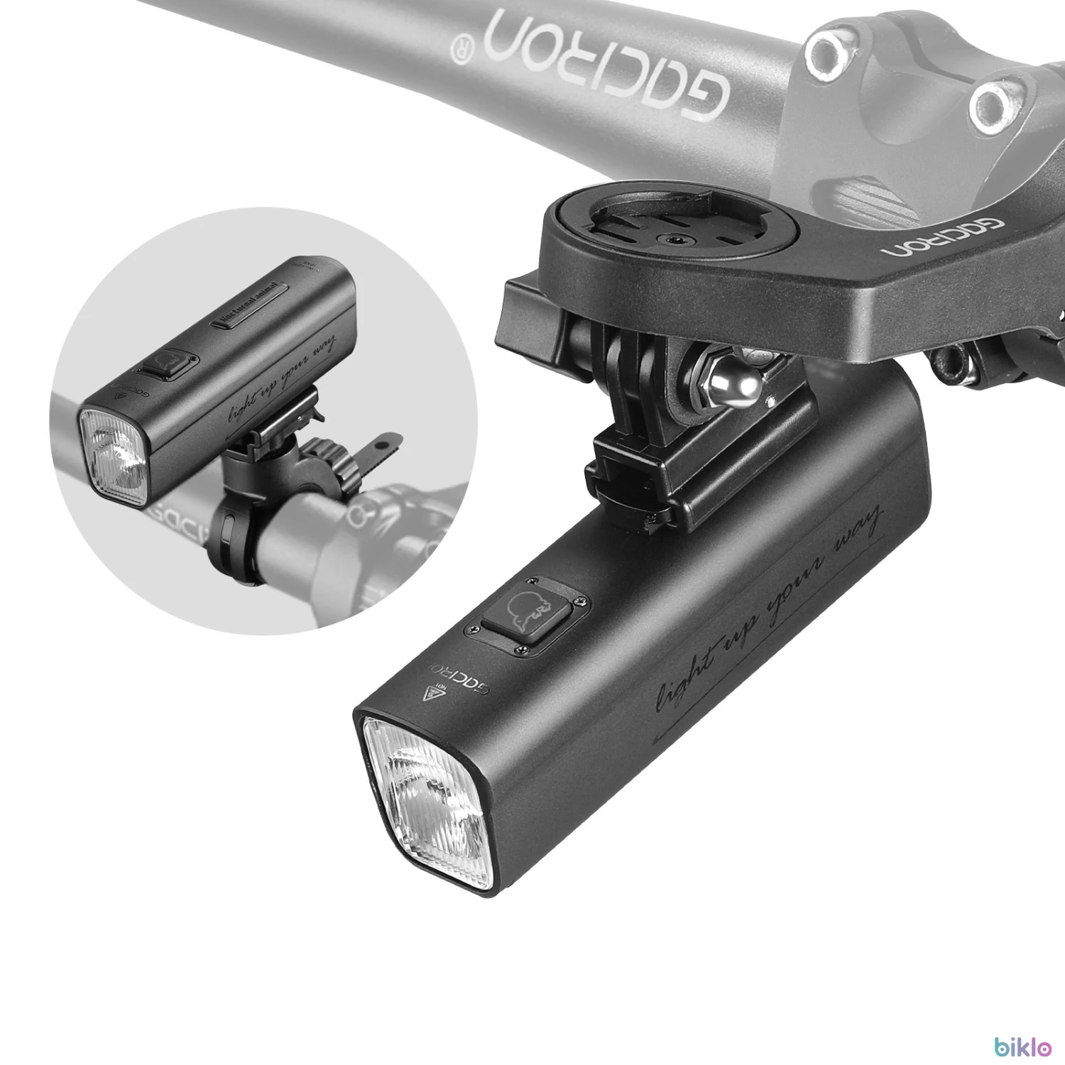 1. Gaciron KIWI-800 Anti-Glare Bike Front Light
