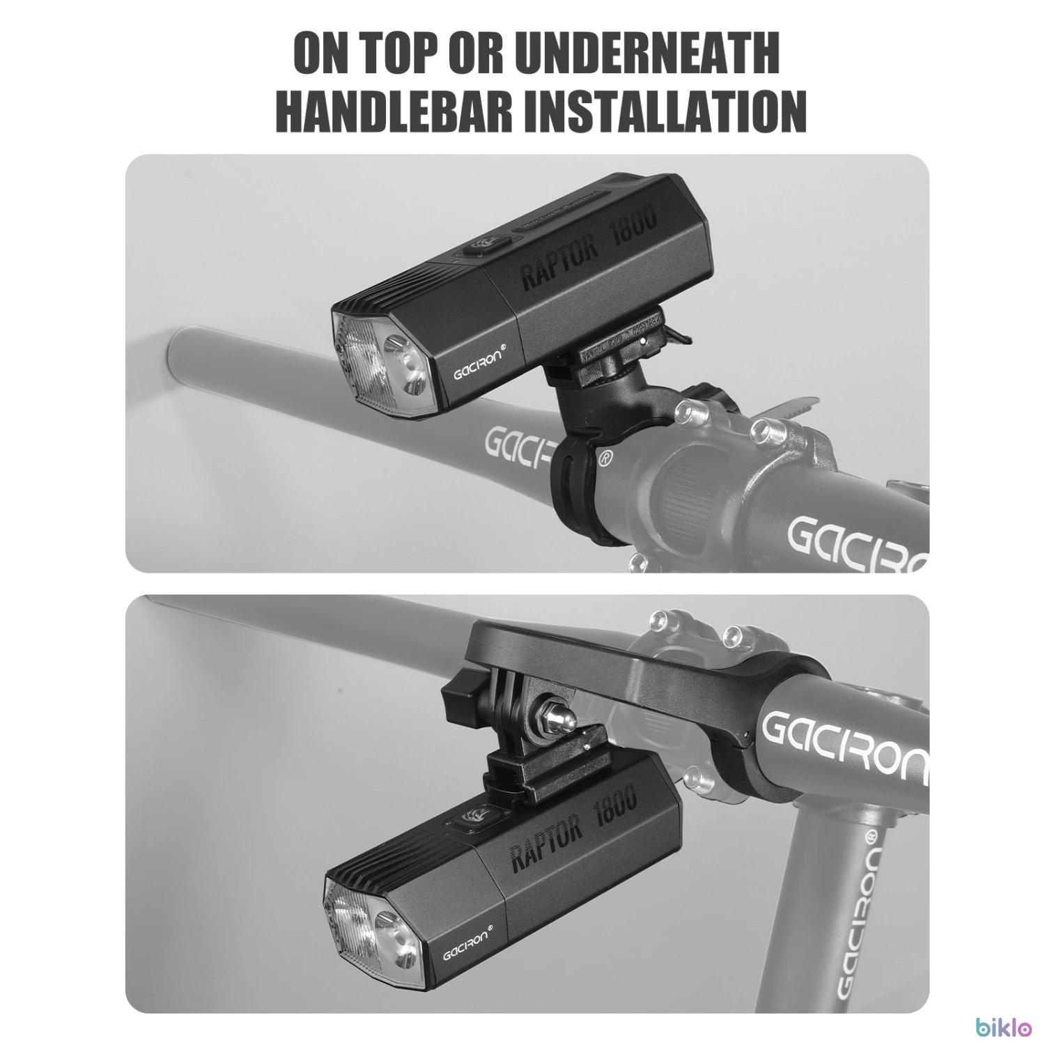 5. Gaciron Raptor-1800 Ultra High Lumen Bike Front Light