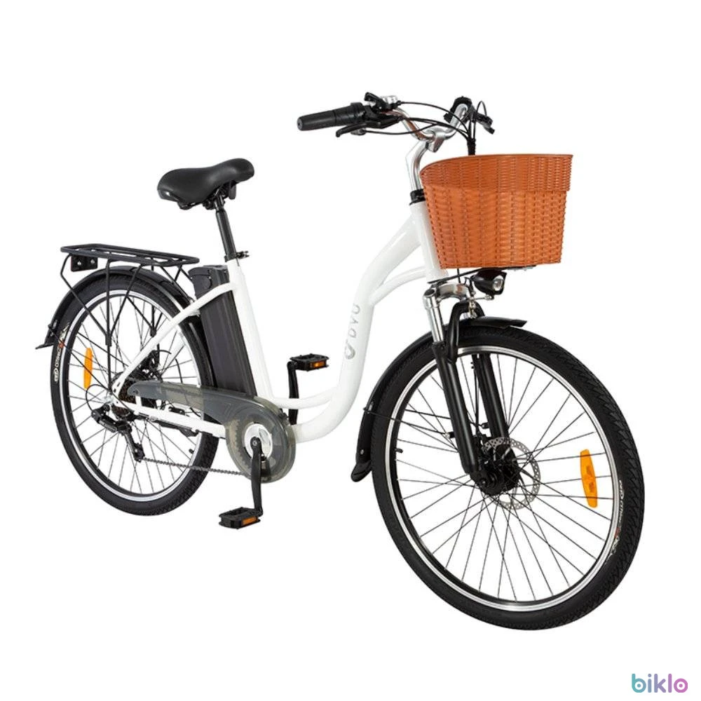 2. Electric Bicycle DYU C6 Adult 250W Motor 36V12.5AH Battery 26 inch Fat Tire city Electric Bike