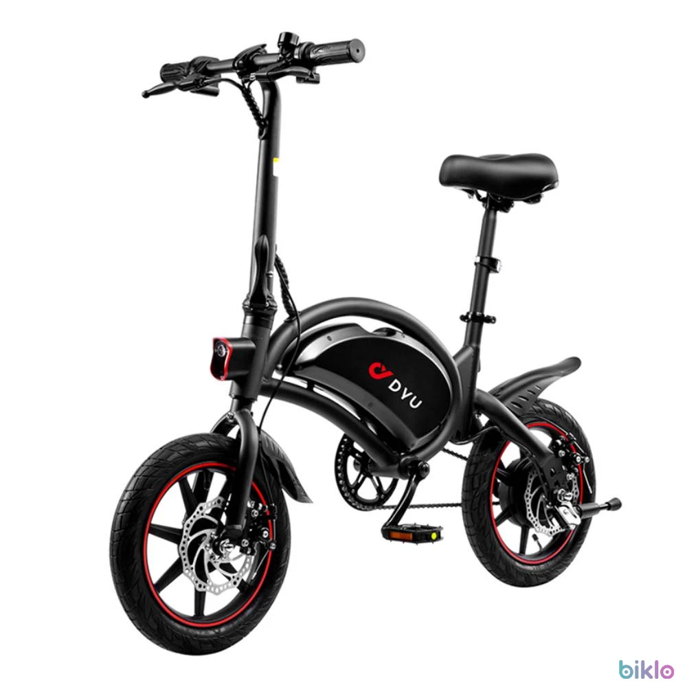 1. DYU D3F Adult Electric Bicycle 250W Motor 36V10Ah Battery E-Bike 14 Inch Tire Ebike