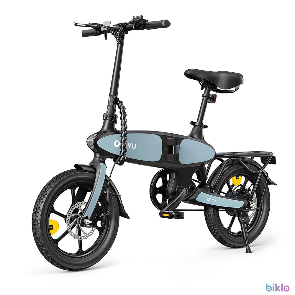 1. Electric Bike DYU C2 Adult 350W Motor 16 inch all-terrain tires 36V10AH Battery Electric Bicycle