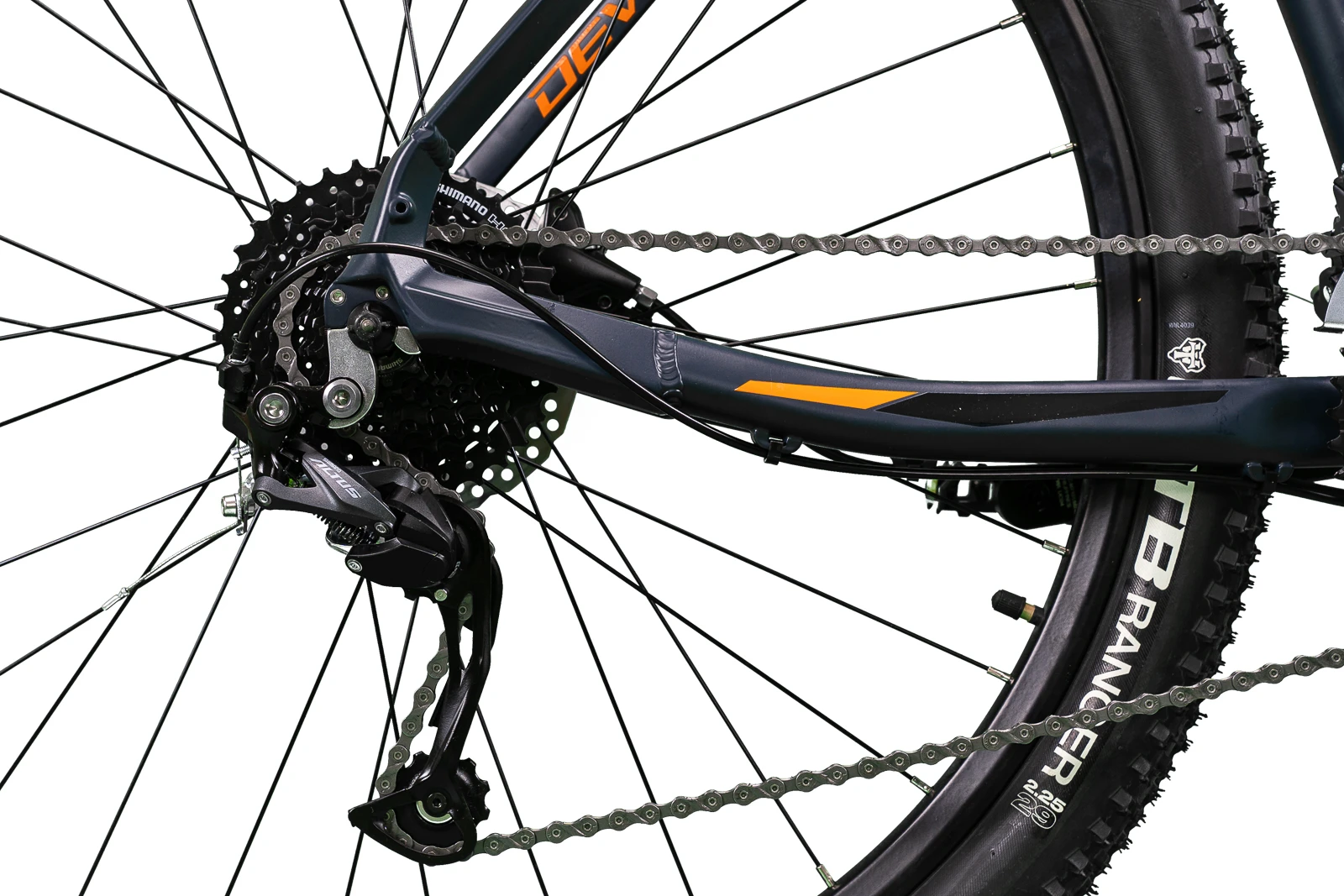 8. Bicicleta Mtb Devron Riddle 2023 RM2.9 - 29 Inch, L, Gri-Portocaliu