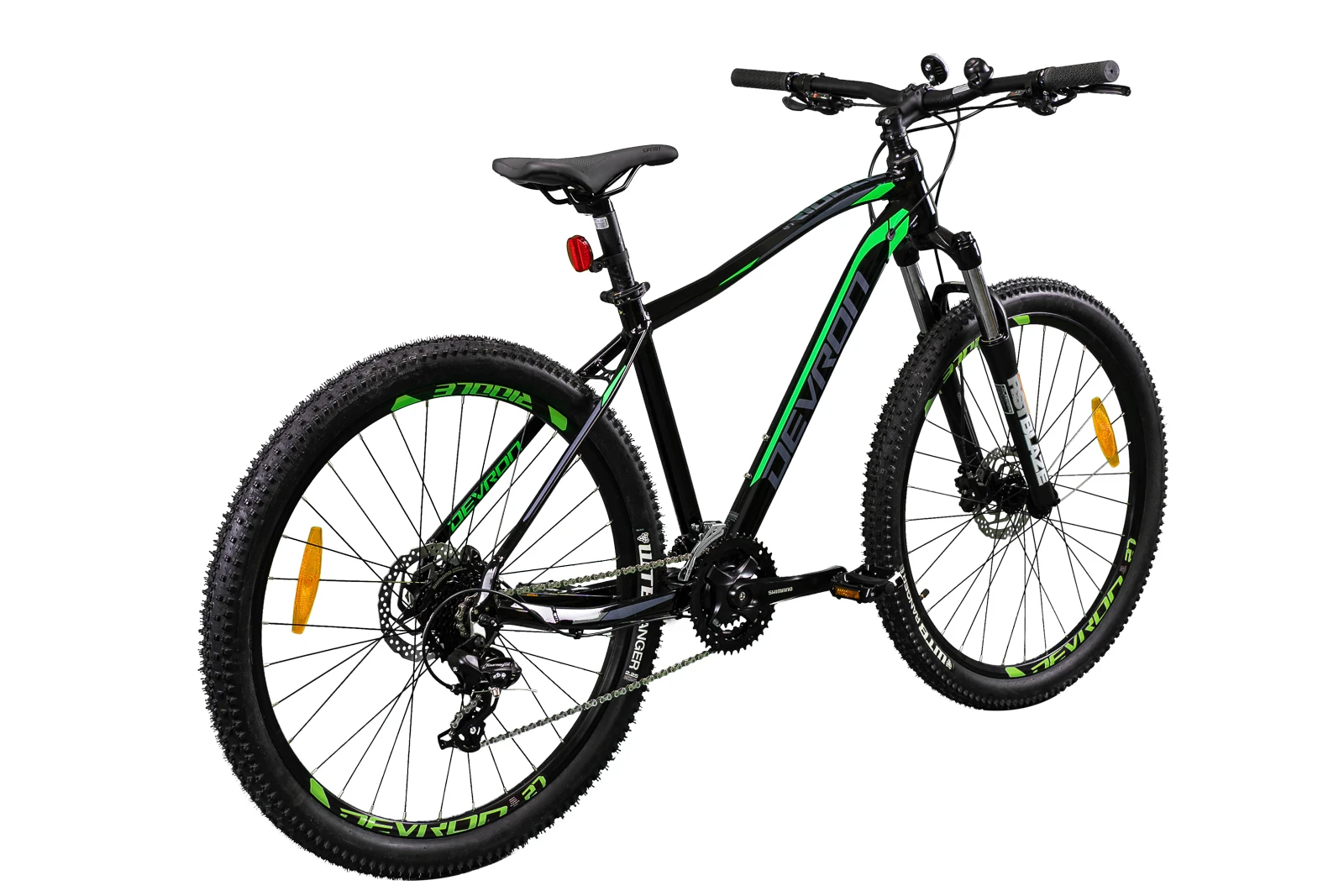 3. Bicicleta Mtb Devron Riddle 2023 RM1.7 - 27.5 Inch, M, Negru-Verde