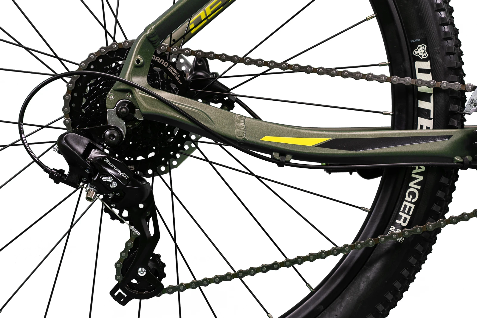 6. Bicicleta Mtb Devron Riddle 2023 RW1.7 - 27.5 Inch, S, Verde