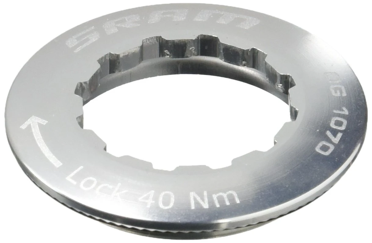 1. Cassette Lockring Og1070, Pg970 - 12 T, Silver