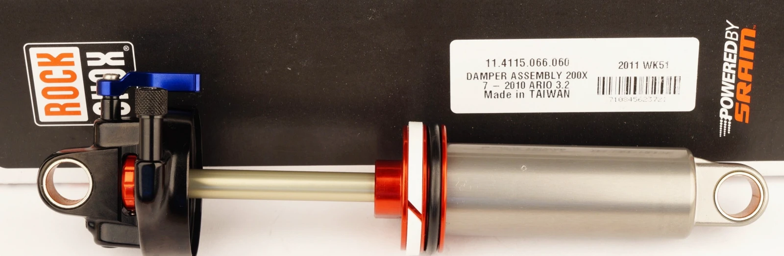 2. Damper Assembly - 2010-2012 Ario 3.2 - 200 x 57 Mm, Silver