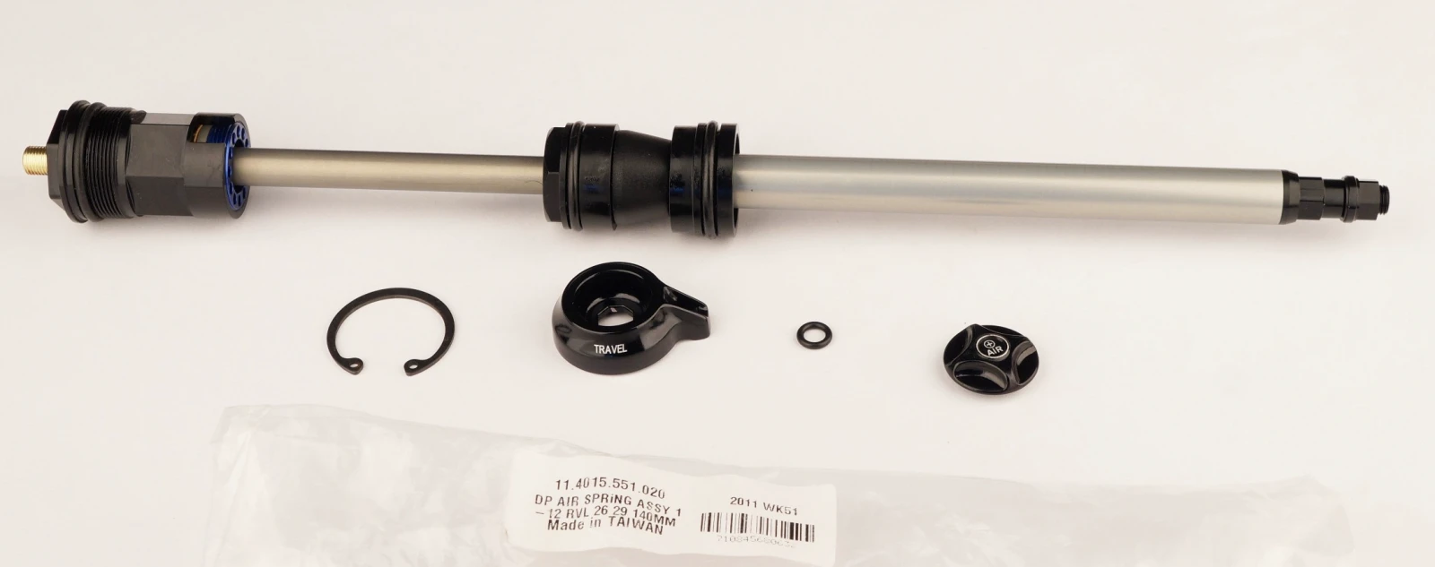 3. Dual Position Air Spring - 2011-2012 Revelation - 140 Mm, Black