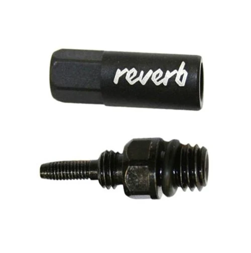 1. Hose Barb Reverb Post - Silver