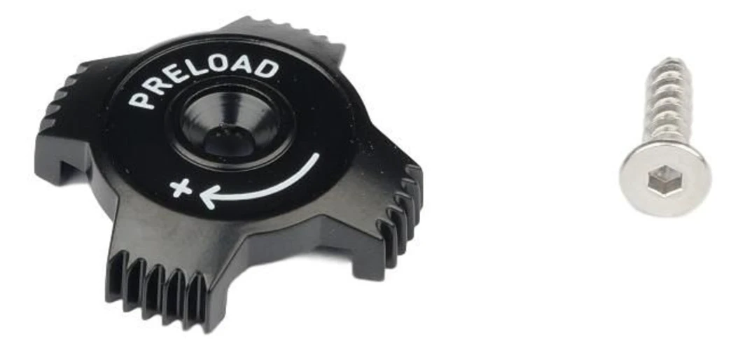 1. Preload Adjuster Knob SRS-22960 - Black
