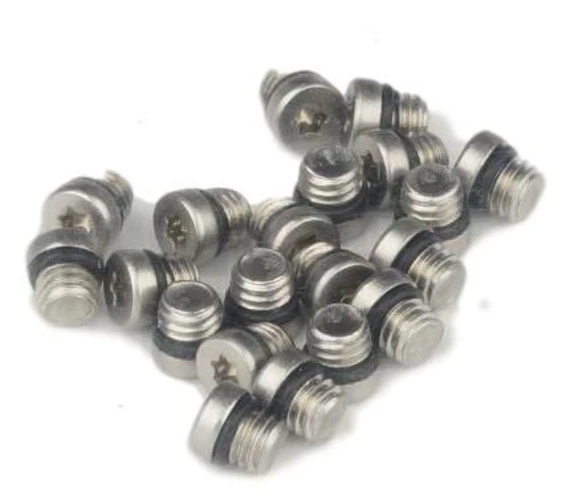 1. Reservoir Bleed Screw/O-Ring Stainless - Silver
