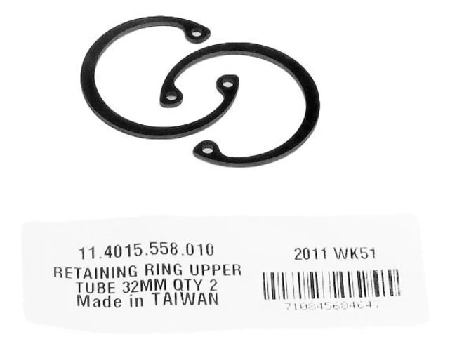 1. Retaining Ring, Upper Tube - 32 Mm, Black