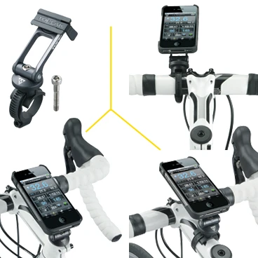 5. Husa Smartphone Bicicleta Topeak Ridecase Iphone 4, Negru
