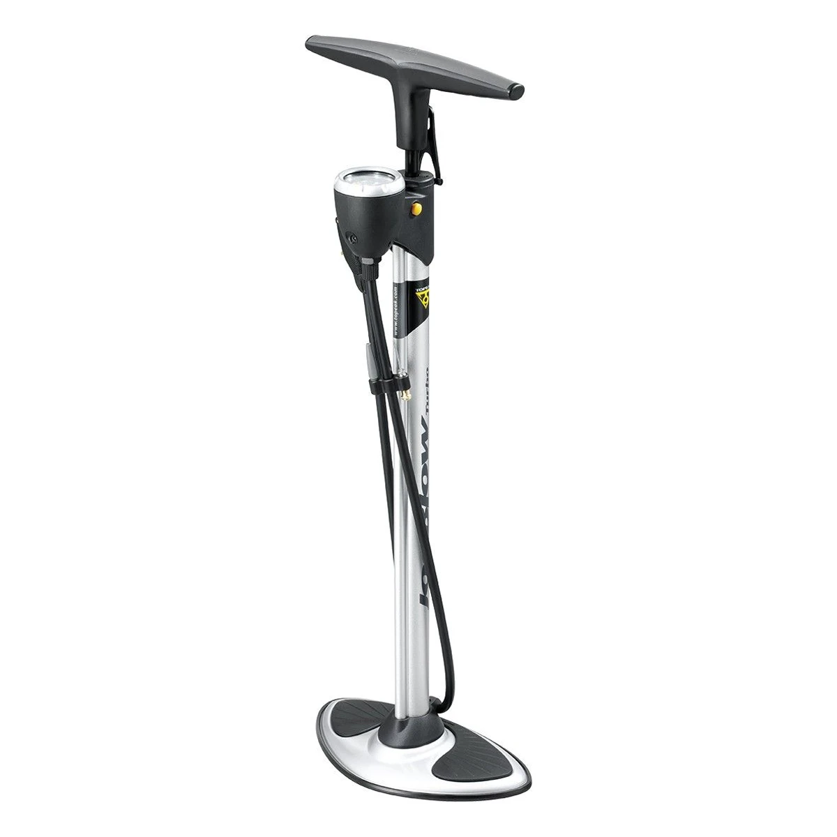 1. Pompa Podea Bicicleta Topeak Joeblow Turbo Tjb-Tb0-06, Argintiu-Negru