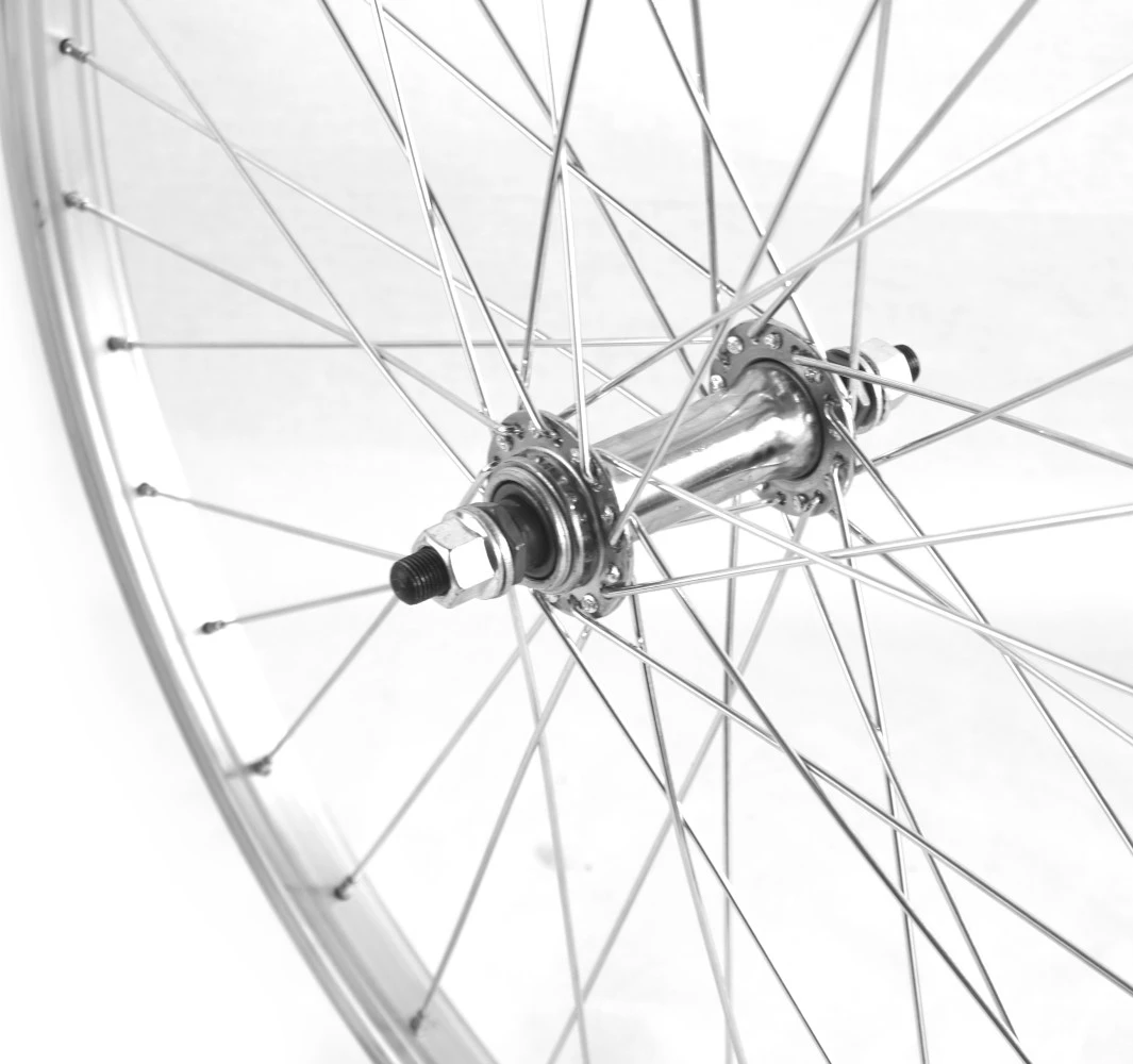 5. Roata Fata Bicicleta Cerurim 24 Inch, 507 x 21, Argintiu