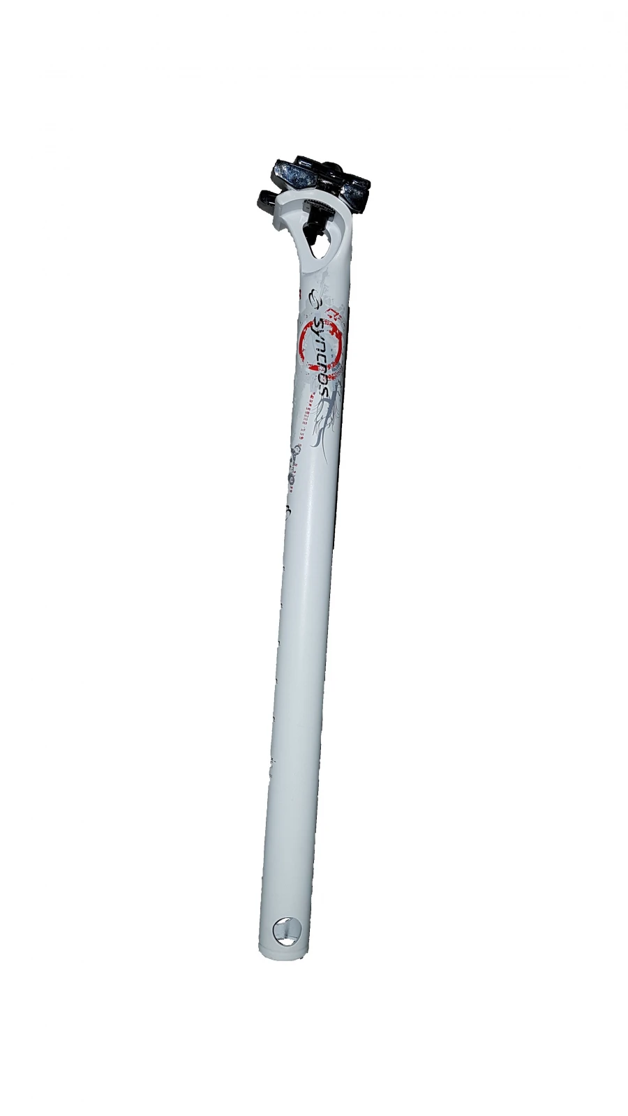 4. Tija Sa Bicicleta Dhs Syncros Fr V2 - L 400 Mm, 27.2 Mm, Alb