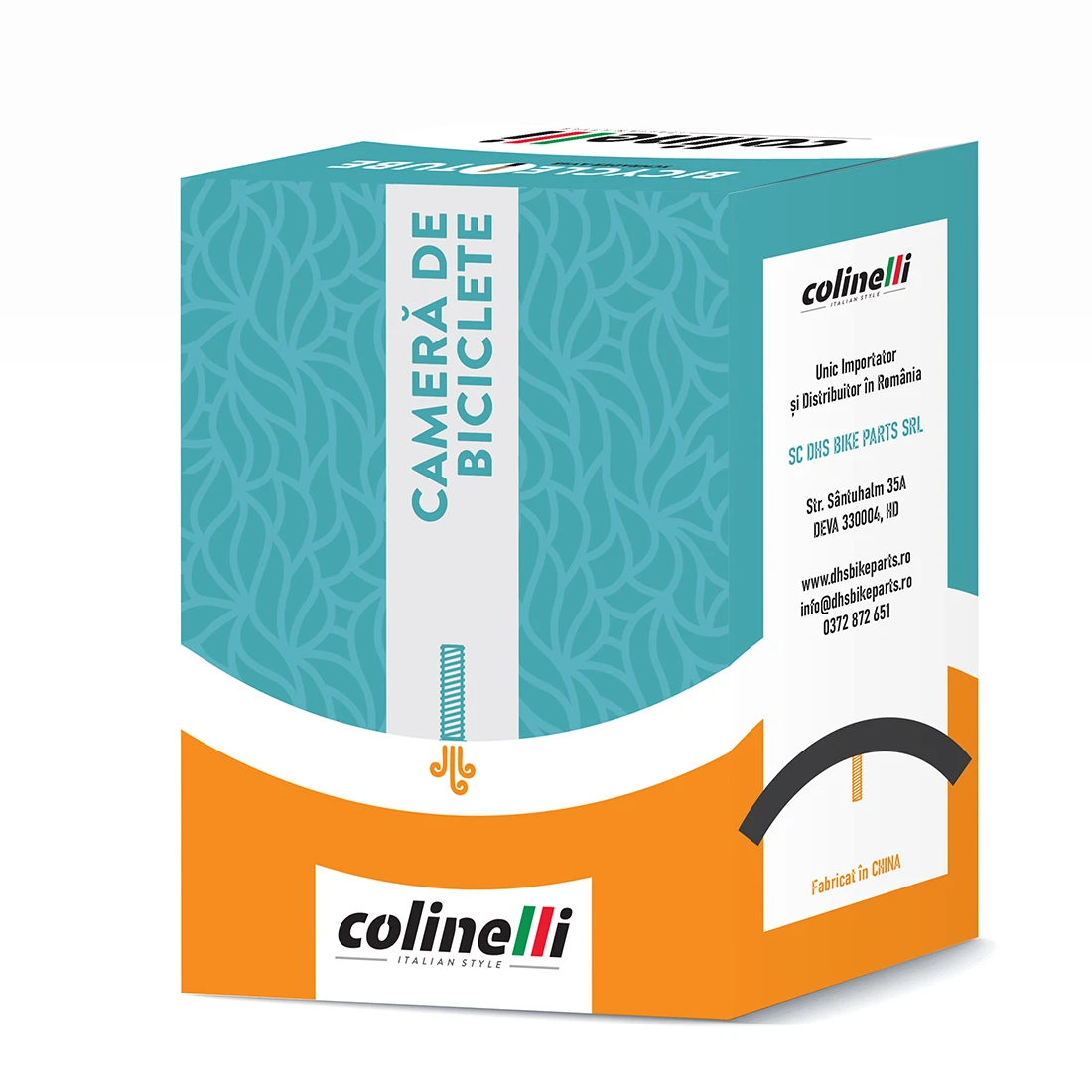 1. Camera Bicicleta Colinelli Av35 - 12 x 1.75-2.125 Inch, Negru