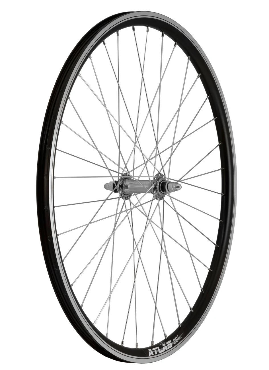 2. Roata Fata Bicicleta Cerurim, Janta Atlas, 559 x 18, 26 Inch, Negru