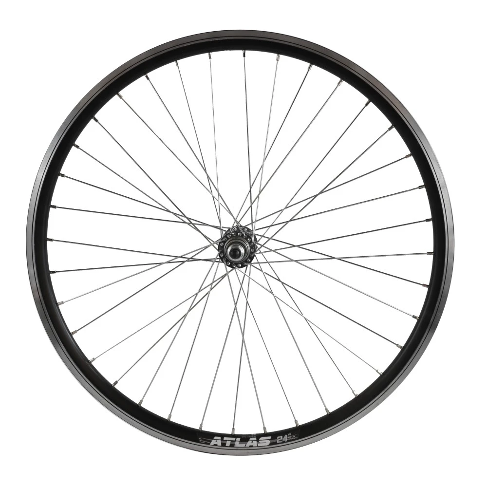 1. Roata Fata Bicicleta Cerurim 24 Inch, 36H, 507 x 18, Negru