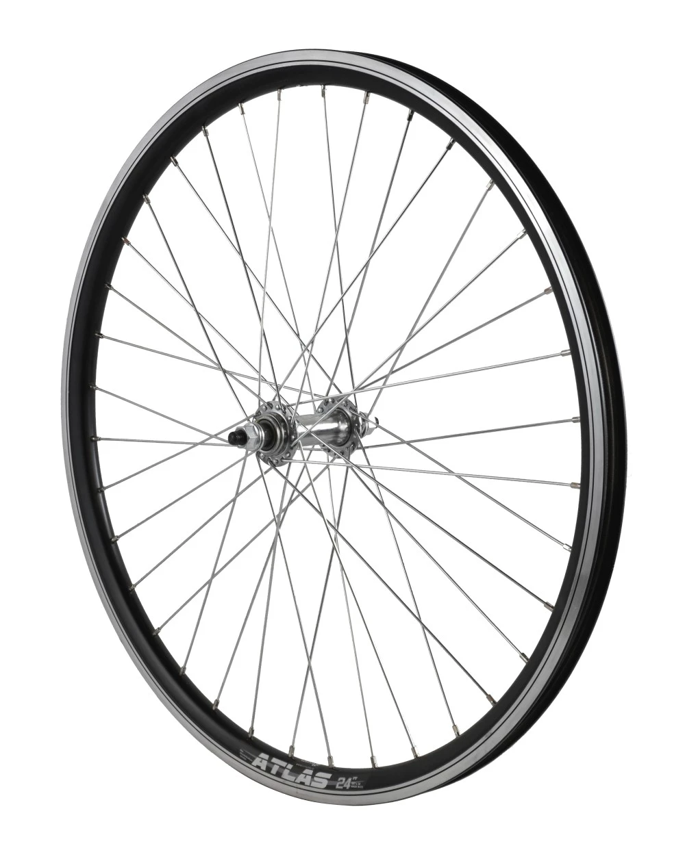 2. Roata Fata Bicicleta Cerurim 24 Inch, 36H, 507 x 18, Negru