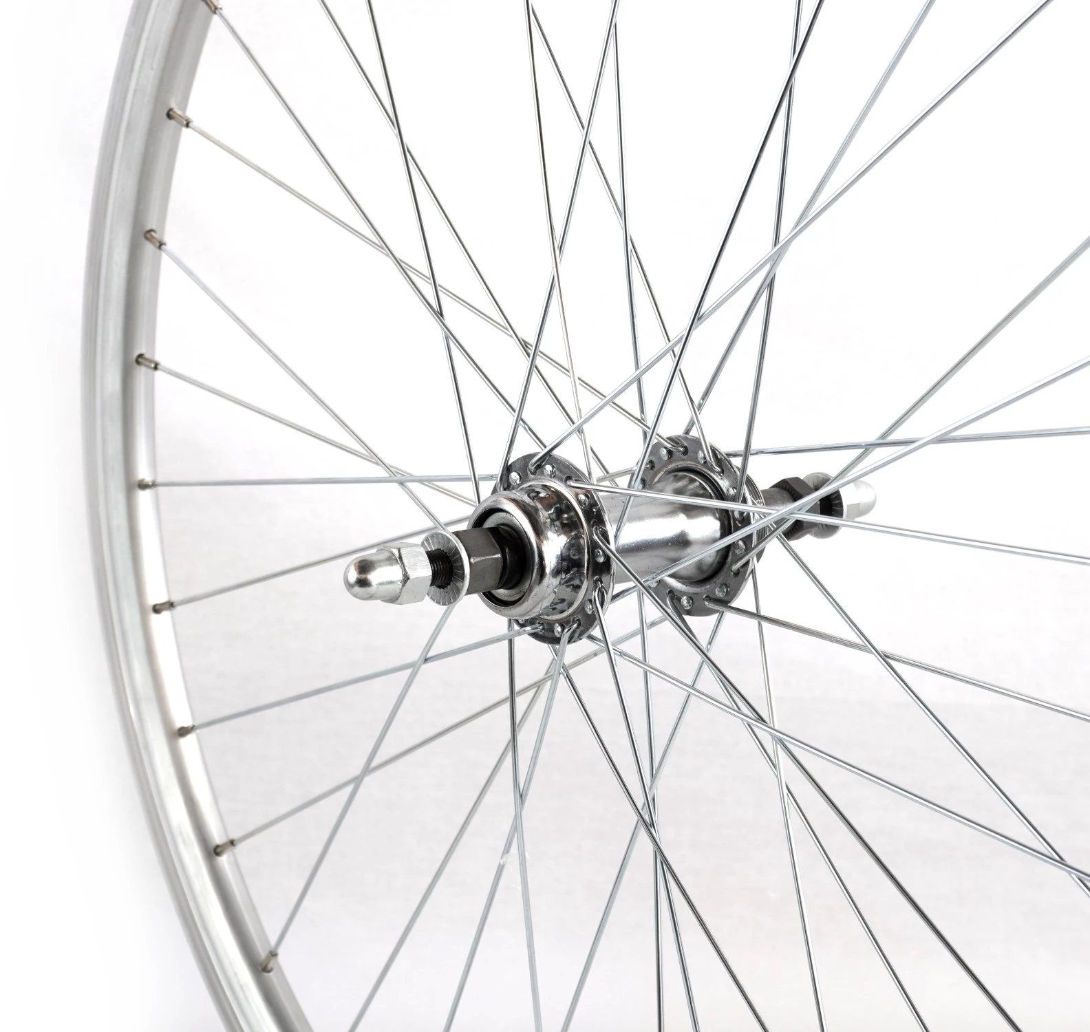 3. Roata Spate Bicicleta Cerurim - 26 Inch, 36H, 559 x 18, Argintiu