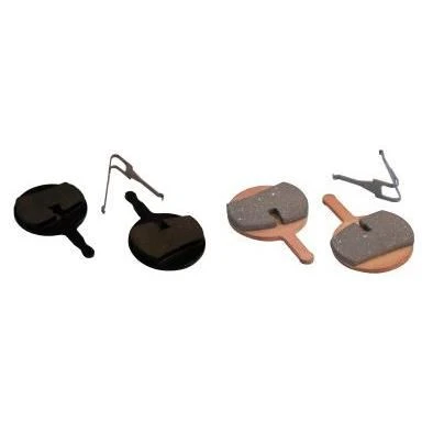 1. Placute Frana Disc Bicicleta Fibrax Ash976S Sintered - Negru-Auriu